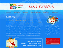Tablet Screenshot of klubdziecka.eu