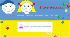 Desktop Screenshot of klubdziecka.pl